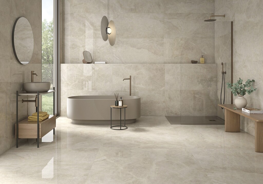Lifestyle - Geotile - Taj Mahal Tan 600x1200